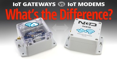 NCD IoT 게이트웨이 VS NCD IoT 모뎀 – 차이점은 무엇입니까?